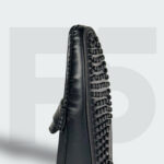 Moccasin Plain Leather (Black) - Image 5