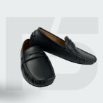 Moccasin Plain Leather (Black) - Image 3