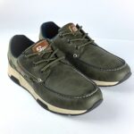 Casual Denim Boat Shoe (Green) - Image 2