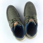 Casual Denim Boat Shoe (Green) - Image 3