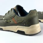 Casual Denim Boat Shoe (Green) - Image 4