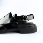 Peshawari Two Tone Leather Sandal (Black) - Image 4