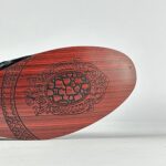 Premium Embroidered Velvet Slip-On (Red Wine) - Image 5